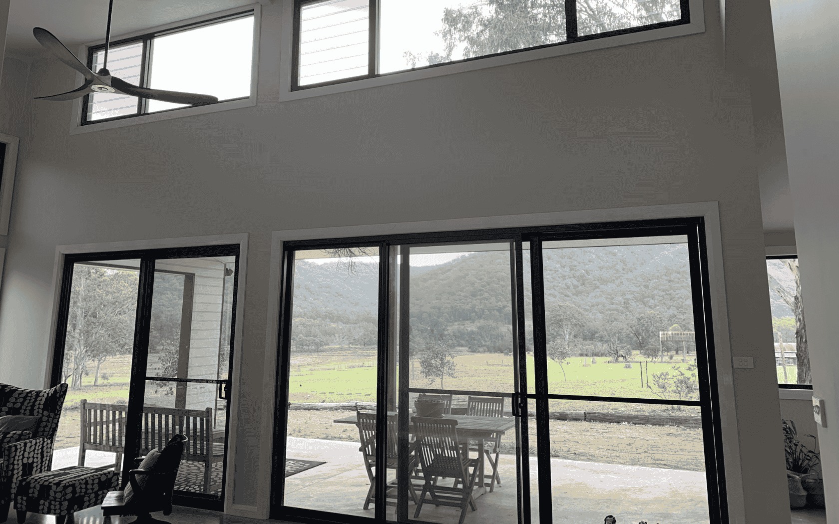 Liveable shed interior